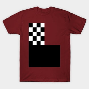 Abstract Checker T-Shirt